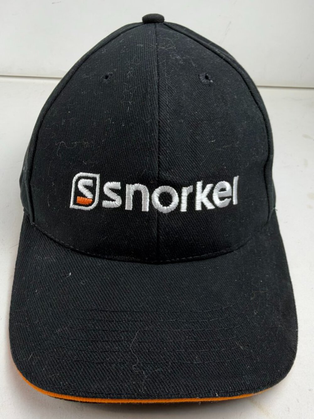 Snorkel Lifts Heavy Equipment Embroidered Hat Cap Black Strapback Cotton OSFA